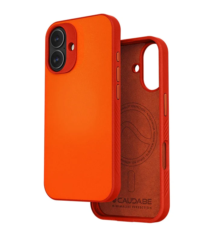 Caudabe Paragon Slim (PRE-ORDER) ShockLite Case & MagSafe iPhone 16 6.1 - Ember