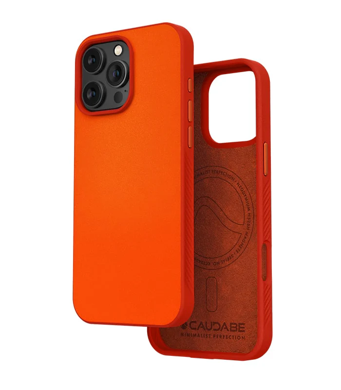 Caudabe Paragon Slim ShockLite Case & MagSafe iPhone 16 Pro 6.3 - Ember