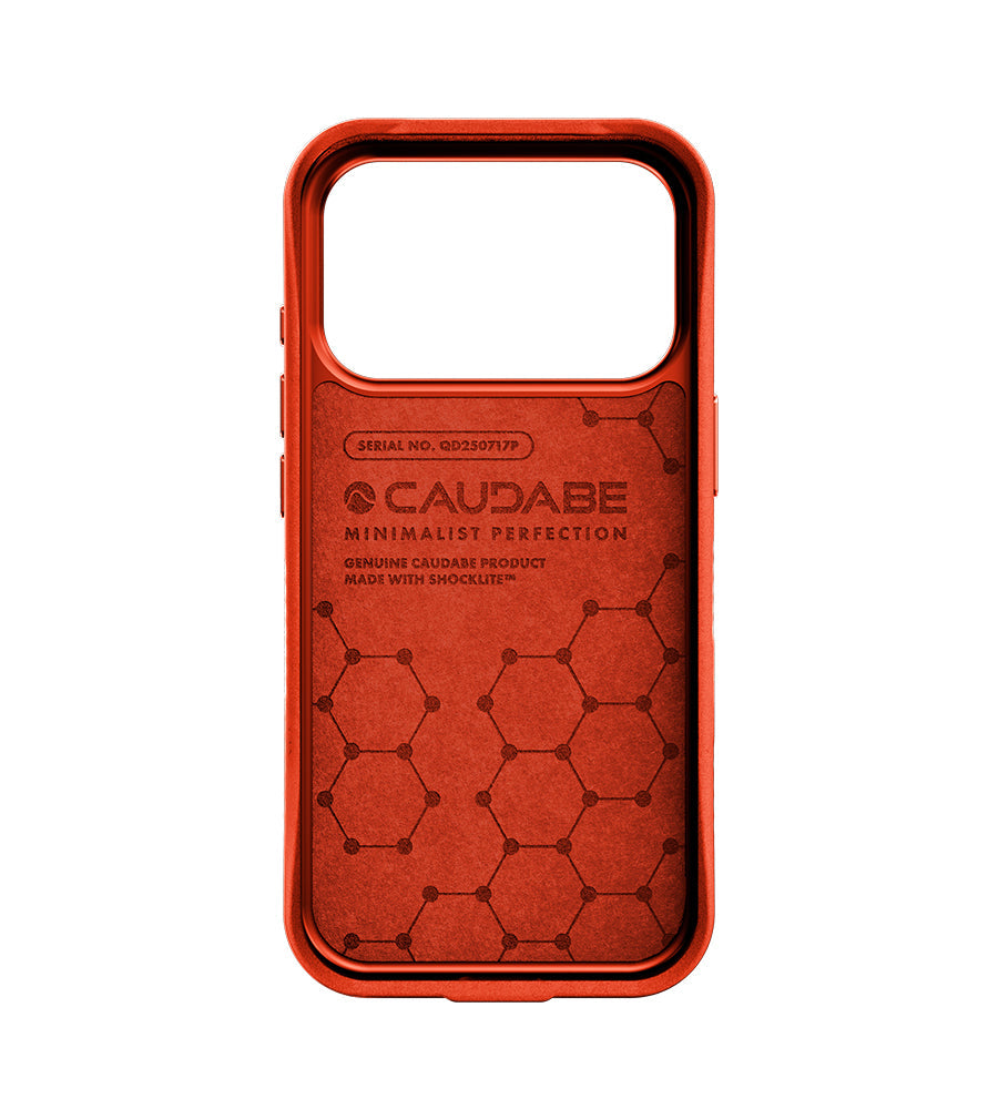 Caudabe Paragon OPEN Case MagSafe iPhone 17 Pro 6.3 - Ember