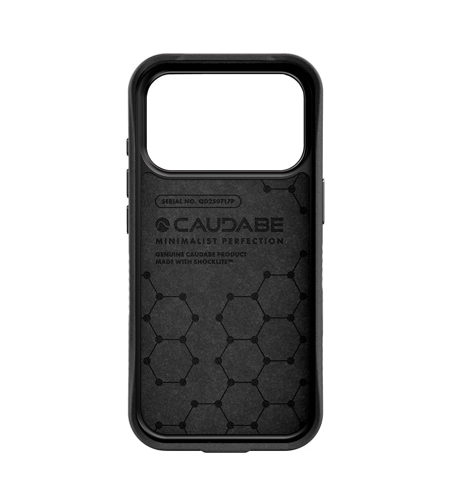 Caudabe Paragon OPEN Case MagSafe iPhone 17 Pro Max 6.9 - Moonstone White