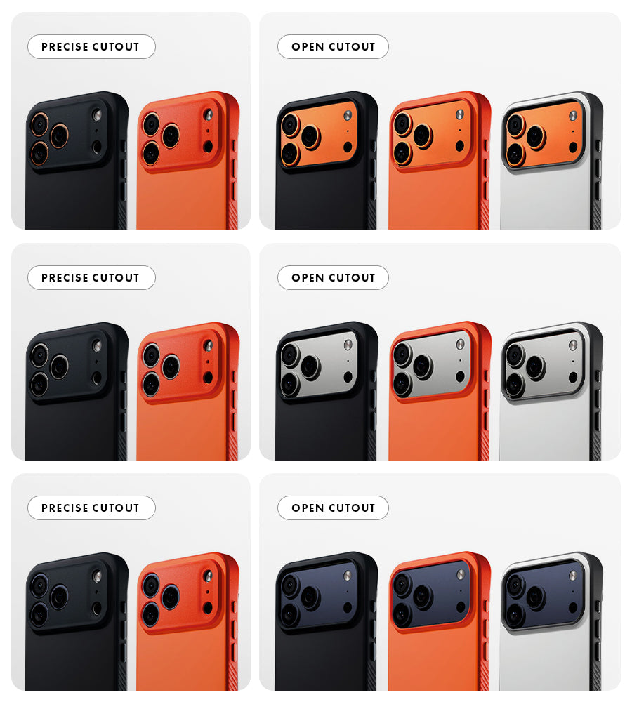 Caudabe Paragon PRECISE Case MagSafe iPhone 17 Pro 6.3 - Ember Orange