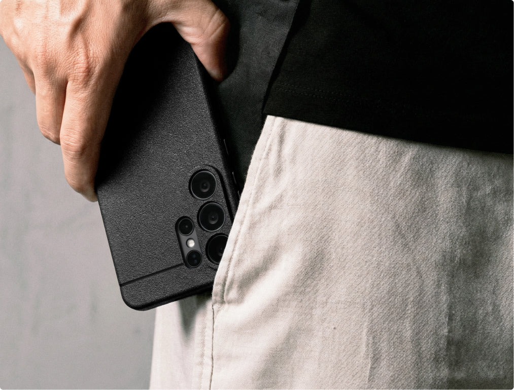 Caudabe Sheath Case with Magnets for Samsung Galaxy S26 Ultra - Black