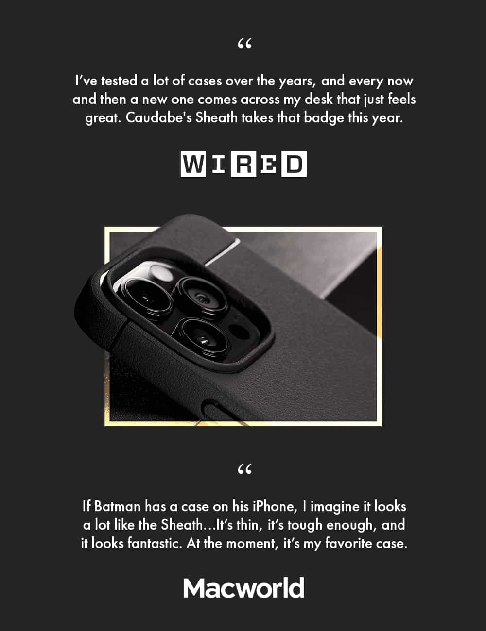 Caudabe Sheath Slim Protective Case with MagSafe iPhone 15 Pro 6.1 - Grey