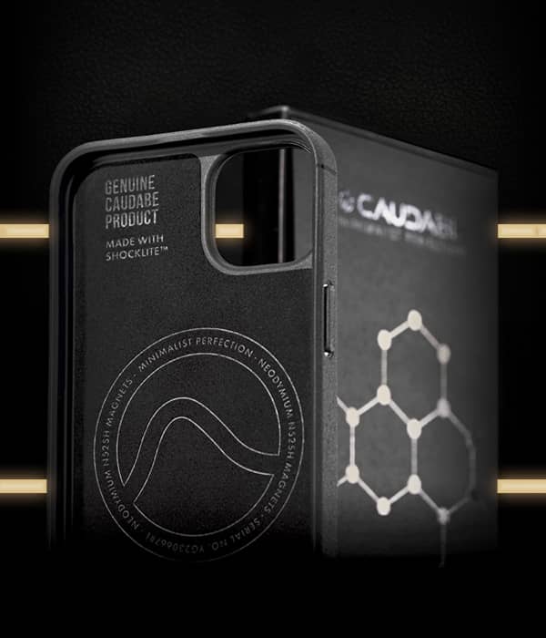 Caudabe Sheath Slim Protective Case with MagSafe iPhone 15 Pro Max 6.7 - Black