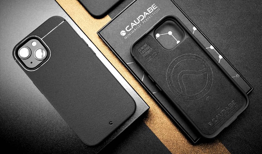 Caudabe Sheath Slim Protective Case with MagSafe iPhone 15 Plus / 14 Plus 6.7 - Black