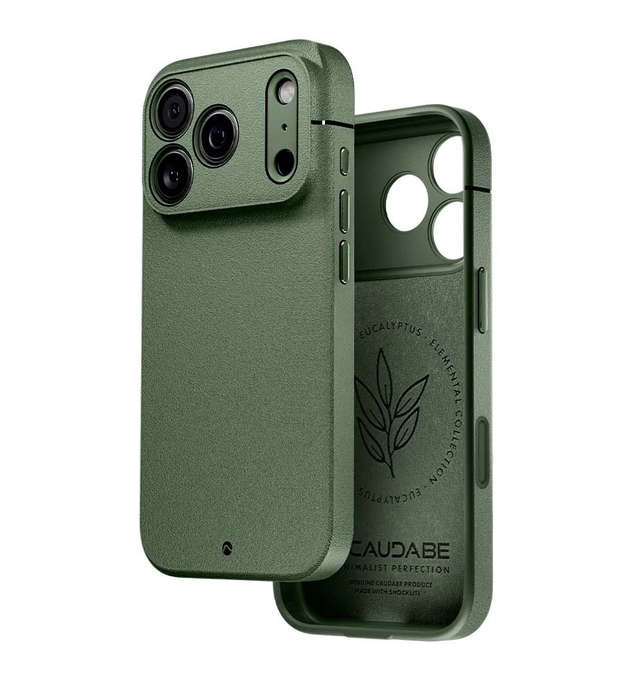 Caudabe Sheath Precise Protective Case MagSafe iPhone 17 Pro 6.3 - Eucalyptus Green