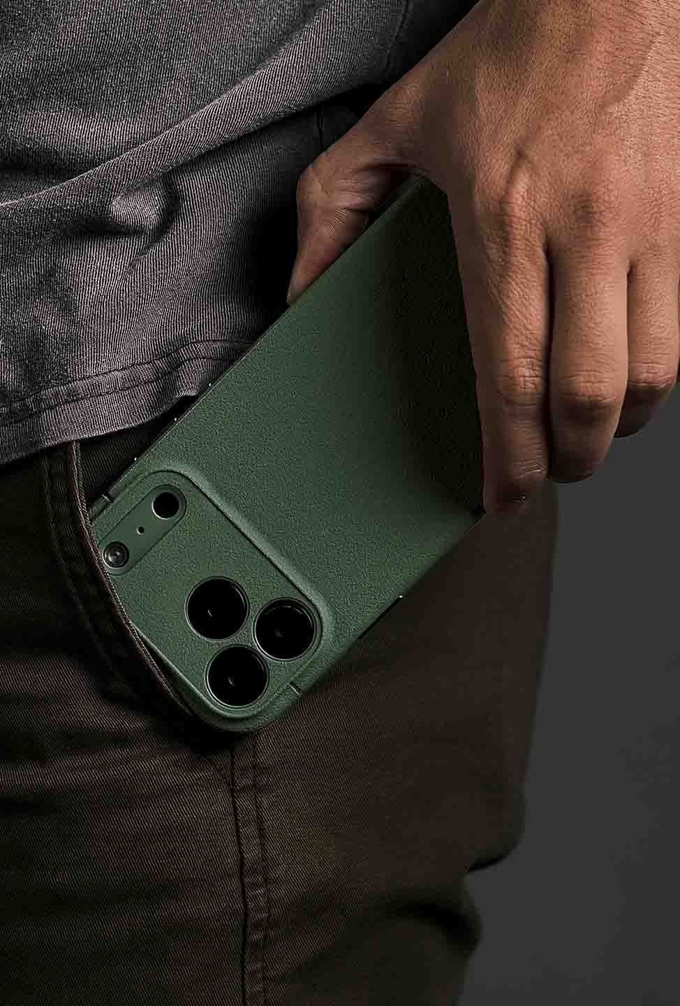 Caudabe Sheath Precise Case MagSafe iPhone 17 Pro Max 6.9 - Eucalyptus Green