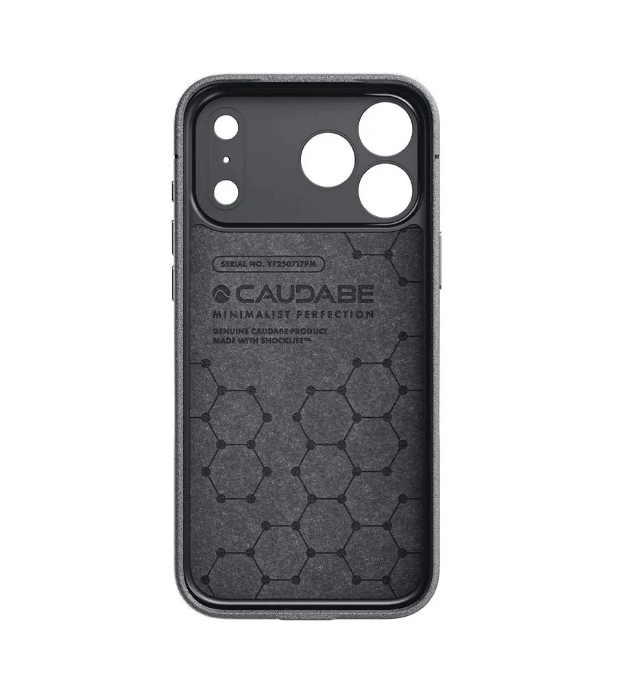 Caudabe Sheath Precise Case MagSafe iPhone 17 Pro Max 6.9 - Gray