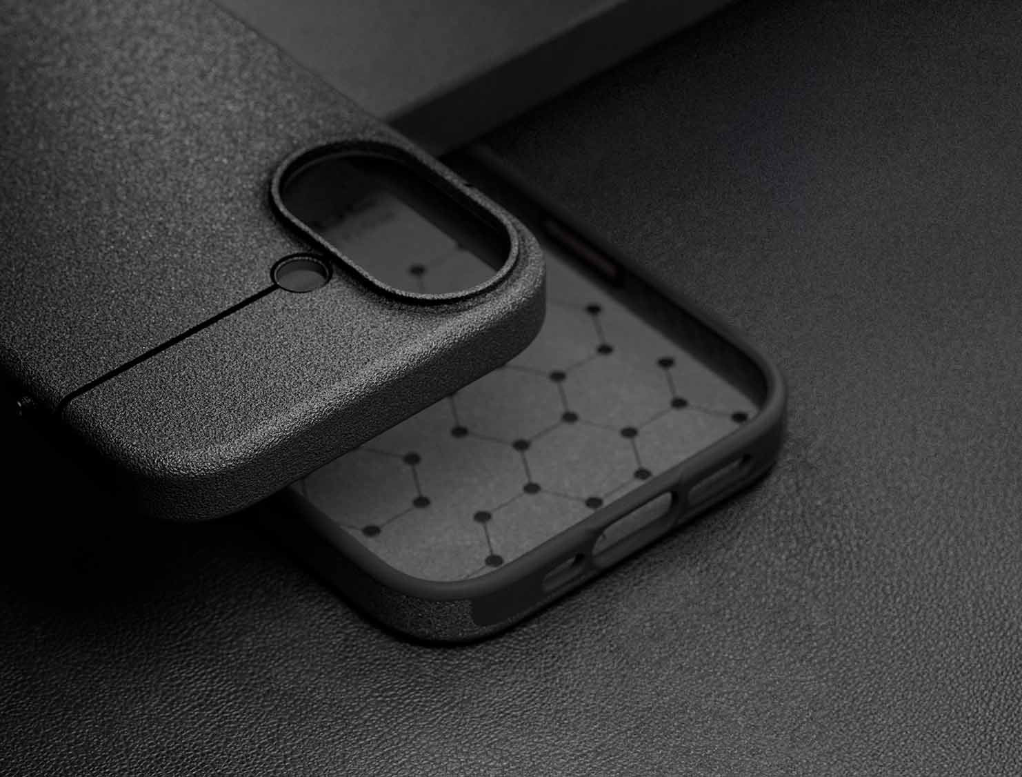 Caudabe Sheath Case MagSafe iPhone 17 standard - Black