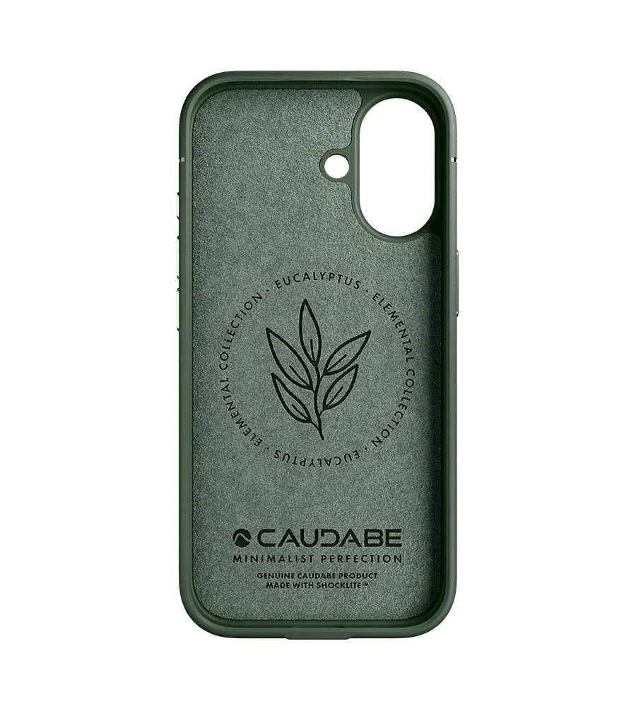 Caudabe Sheath Case MagSafe iPhone 17 standard - Eucalyptus Green