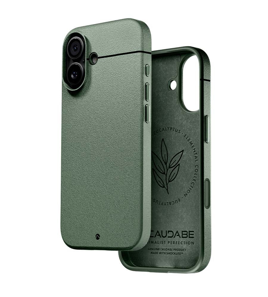 Caudabe Sheath Case MagSafe iPhone 17 standard - Eucalyptus Green