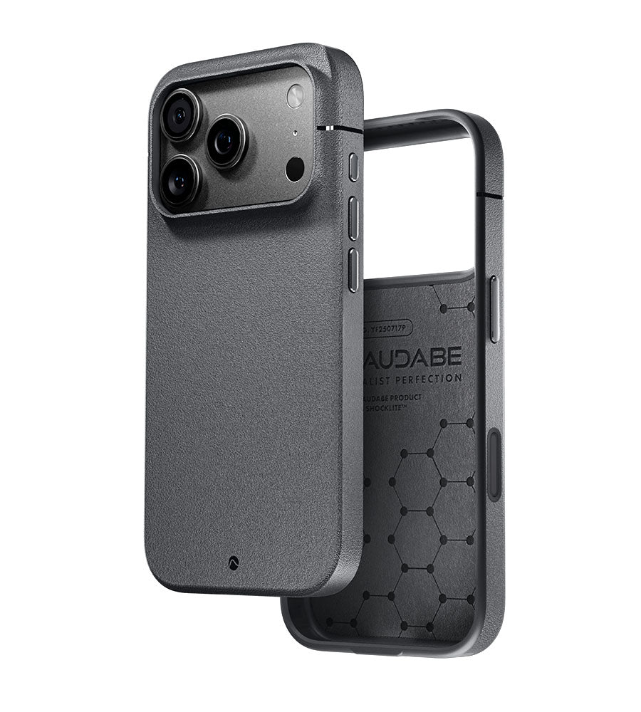 Caudabe Sheath (OPEN) Case MagSafe iPhone 17 Pro 6.3 - Gray