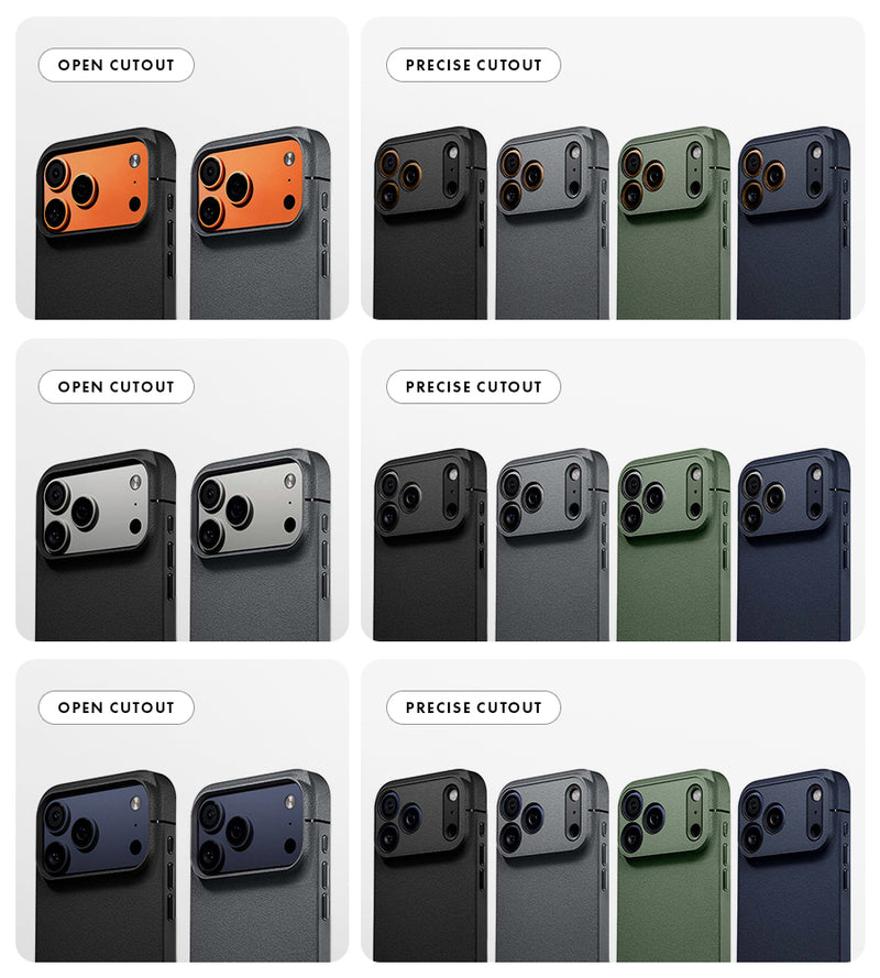 Caudabe Sheath (OPEN) Case MagSafe iPhone 17 Pro 6.3 - Gray