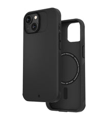Caudabe Synthesis Slim Protective Case MagSafe iPhone 15 Standard 6.1 - Black