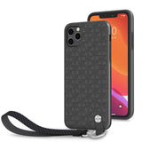 Moshi Altra Textured Protective Case w/ Wrist Strap For iPhone 11 Pro Max - Shadow Black