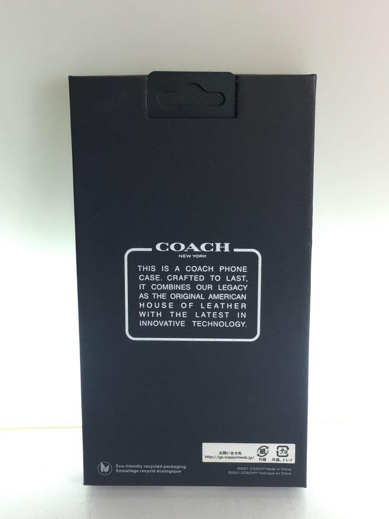 Coach Protective Leather Case iPhone 13 Mini Black