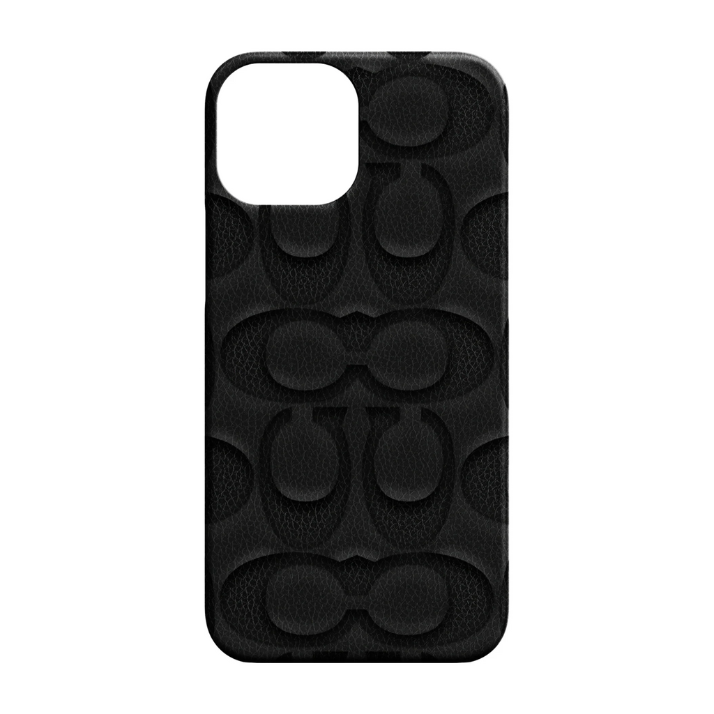 Coach Protective Leather Case iPhone 13 Mini Black