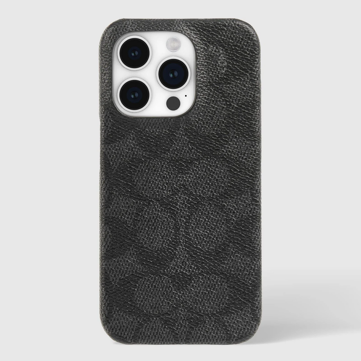 Coach Slim Case Signature for iPhone 15 Pro Charcoal