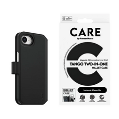 PanzerGlass Tango 2 in 1 Wallet Case iPhone 16e / SE 2025 - Black