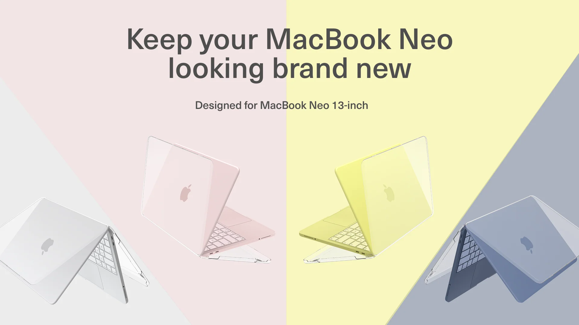 Cygnett AeroShield Slim Protective Clear Case For MacBook Neo