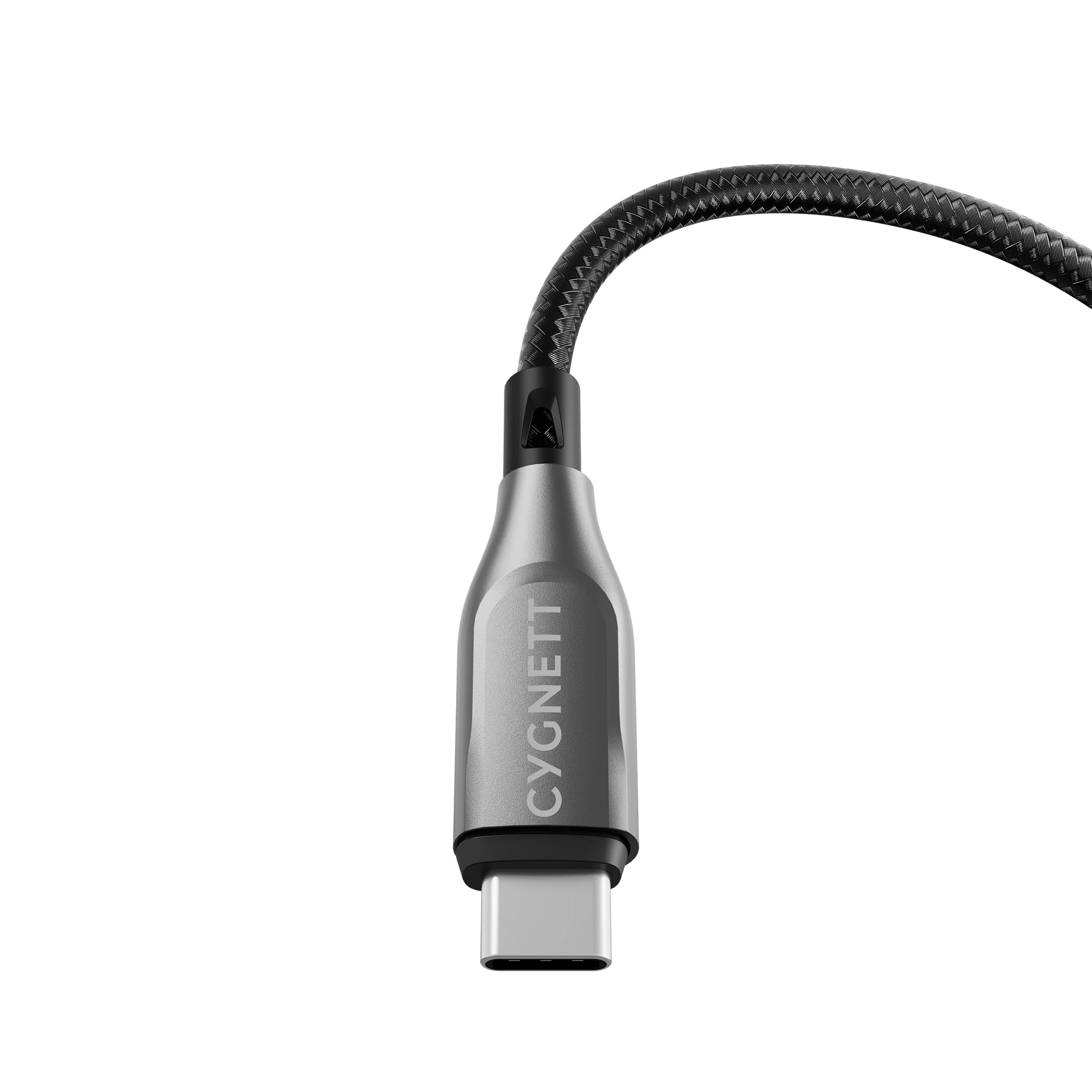 Cygnett Armoured Braided Cable 1M USB-C to USB-A USB 2.0 - Black