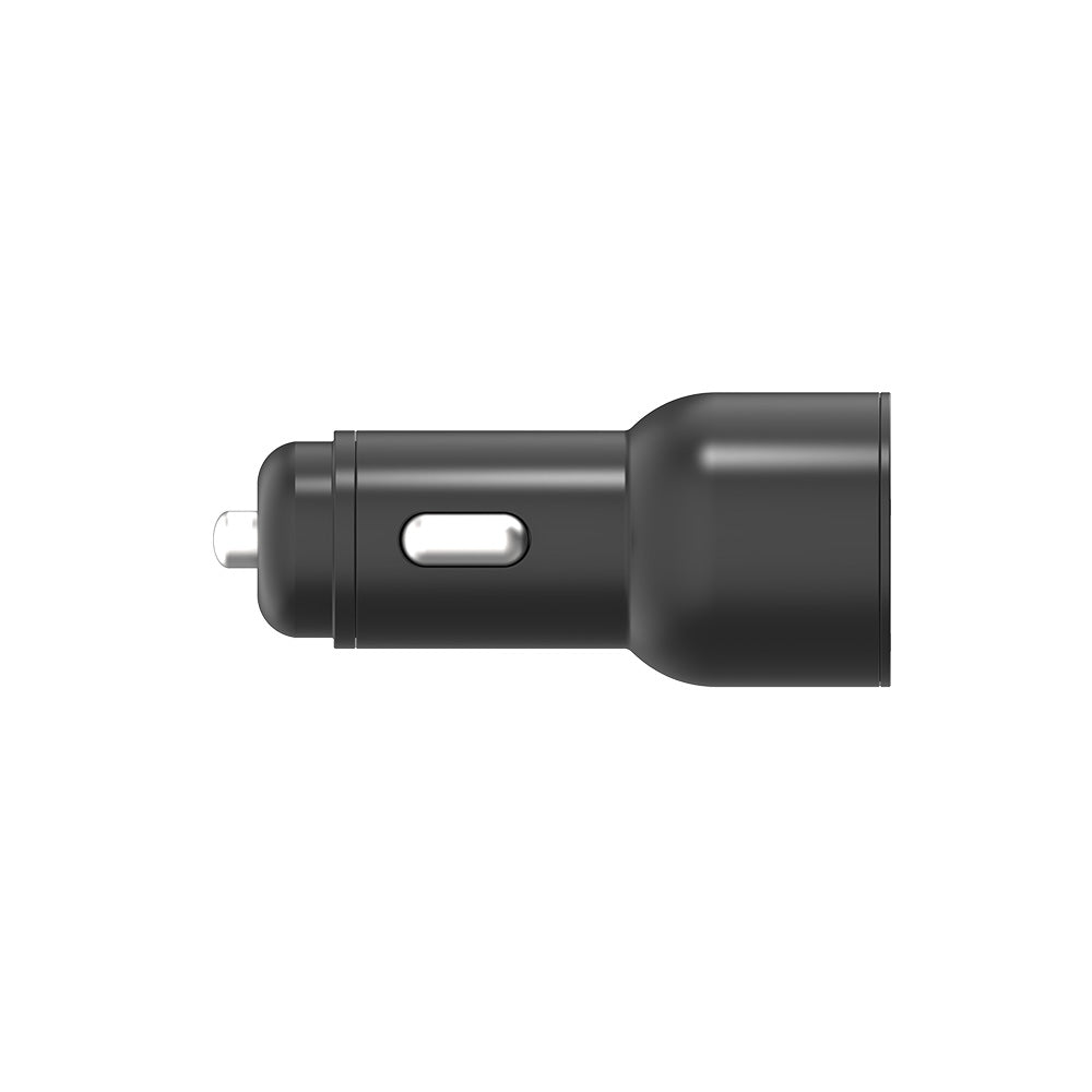 Cygnett Dual Port Car Charger 20W USB-C PD & 20W QC 3.0 - Black