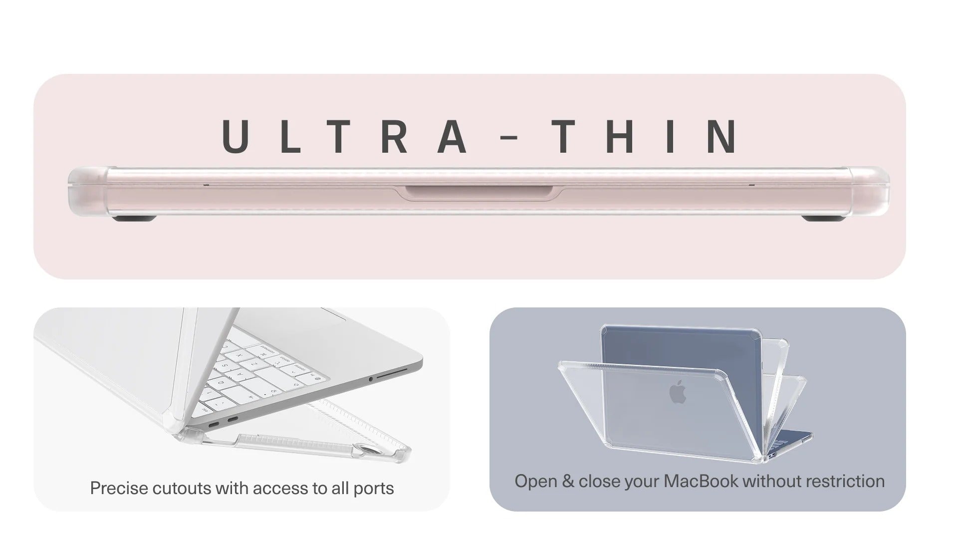 Cygnett ClearShield  Tough Protective Clear Case For MacBook Neo