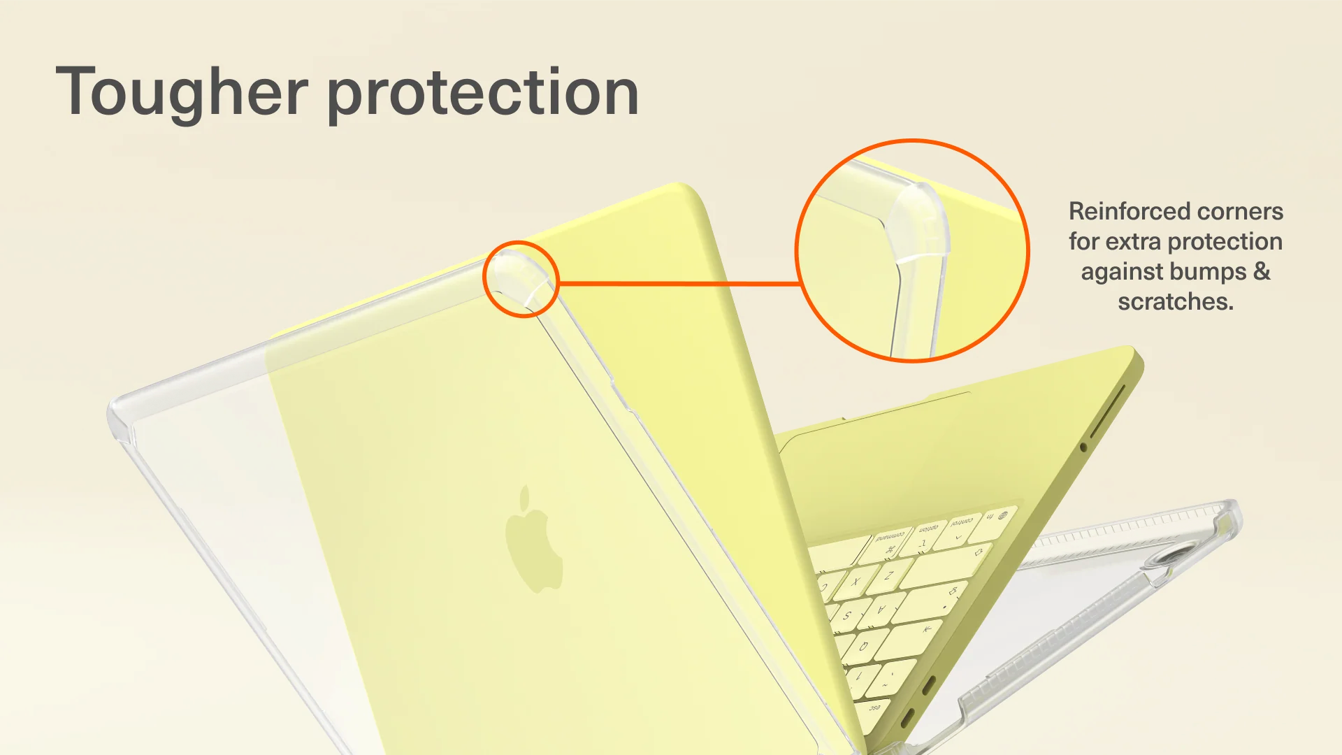 Cygnett ClearShield  Tough Protective Clear Case For MacBook Neo