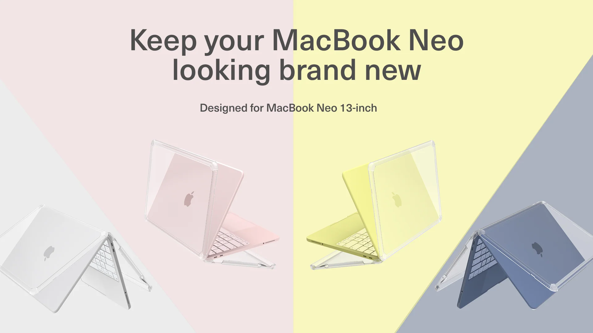 Cygnett ClearShield  Tough Protective Clear Case For MacBook Neo