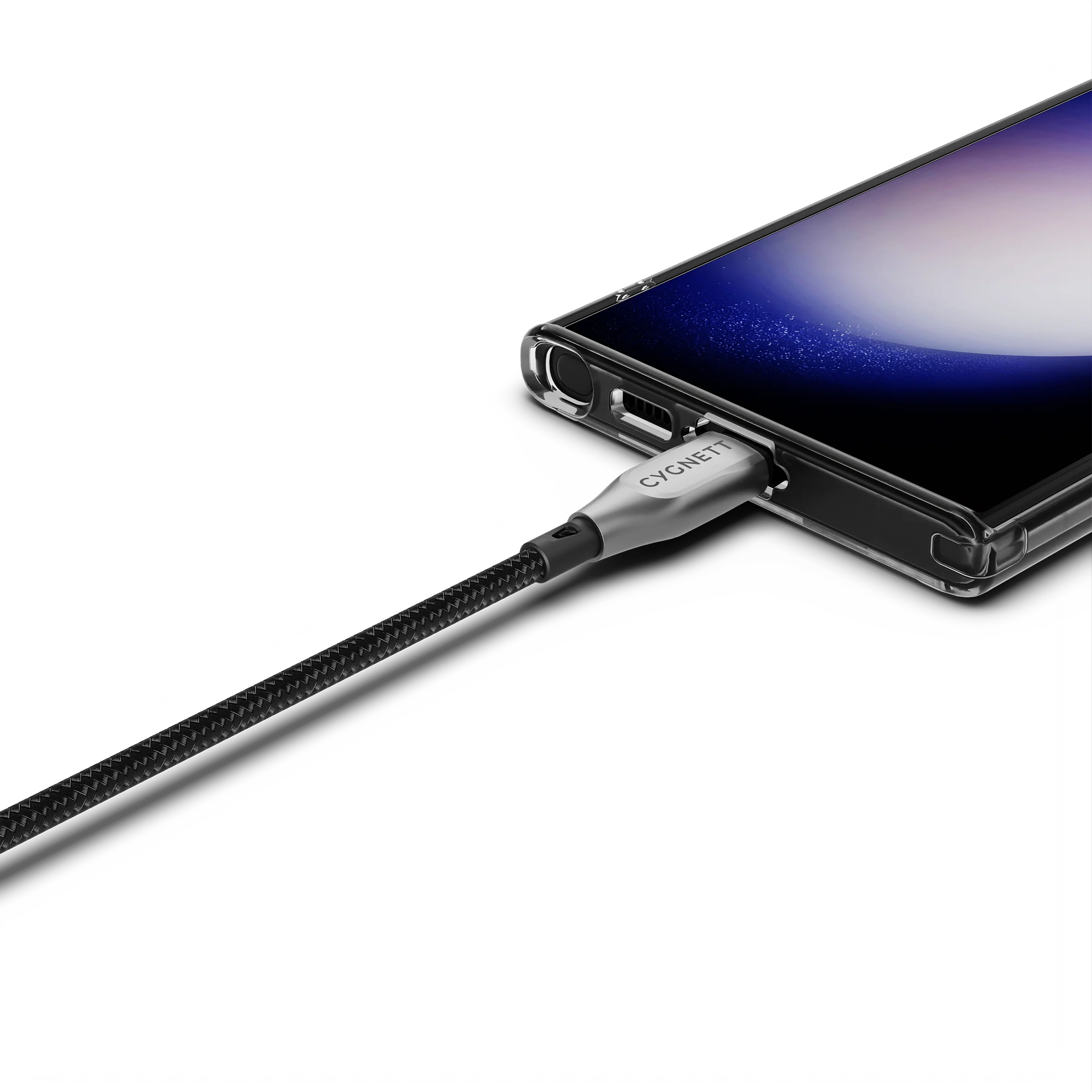 Cygnett Armoured Double Braided Cable 1M USB-C to USB-C 100W Fast Charge