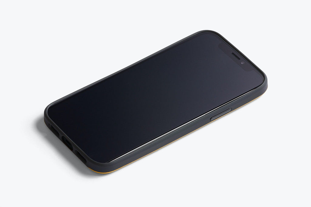 Bellroy Slim Genuine Leather Case For iPhone iPhone 12 Pro Max - LEMON - Mac Addict