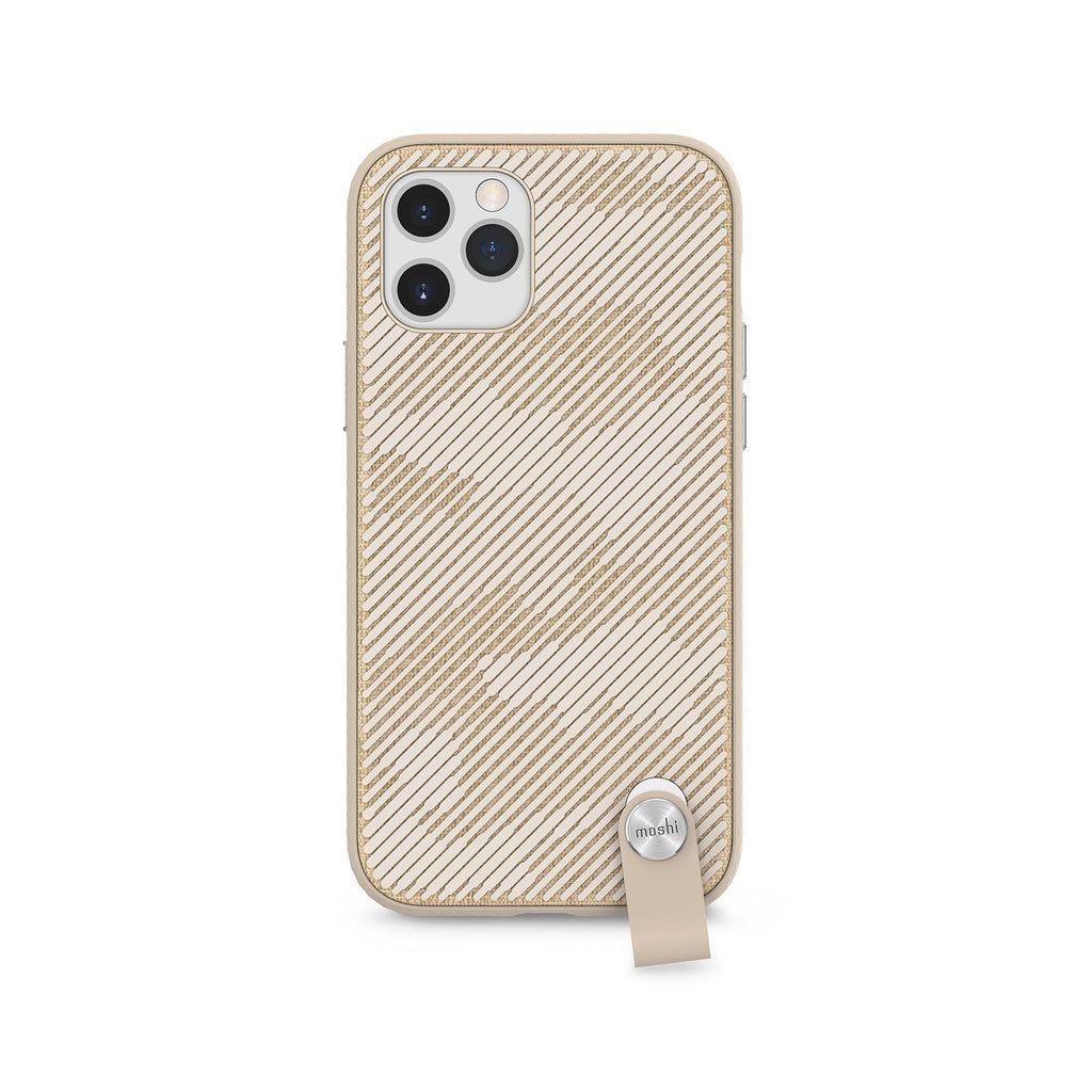 Moshi Altra Case w/ Wrist Strap For iPhone 12 / 12 Pro - Sahara Beige - Mac Addict