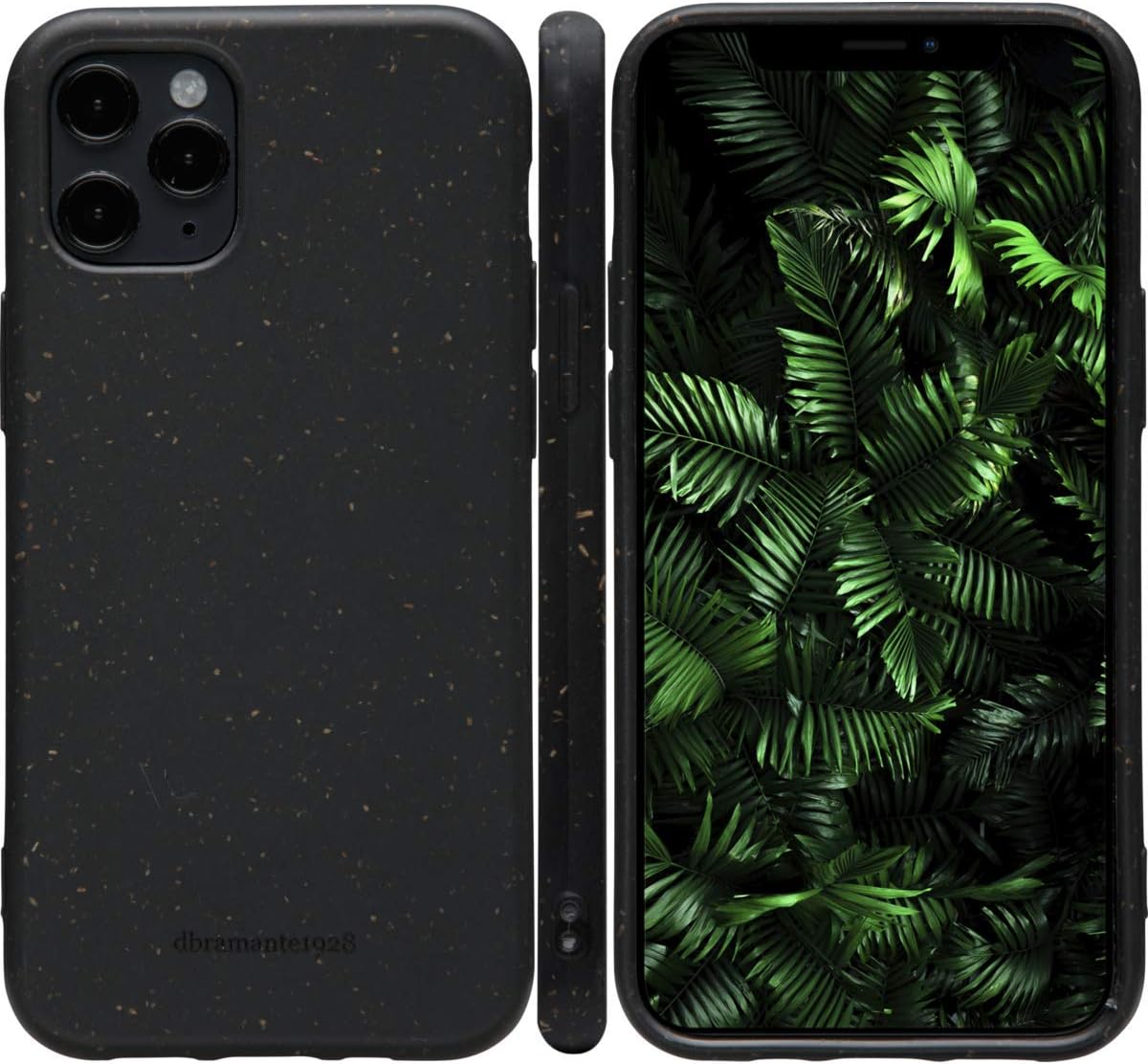 Dbramante1928 Grenen Case for iPhone 12 / 12 Pro Black with FREE SCREEN GUARD