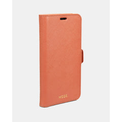 Dbramante1928 Milano Saffiano Leather Folio Case iPhone XS Max - Rusty Rose