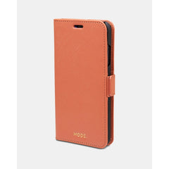 Dbramante1928 Milano Saffiano Leather Folio Case iPhone XS Max - Rusty Rose