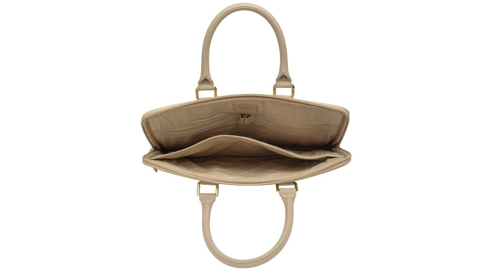 Dbramante1928 Rome MacBook Pro (2020)/Air(2020) 13" Briefcase - Sahara Sand