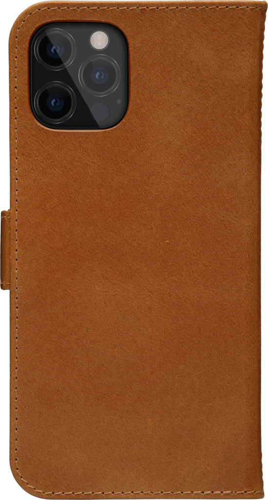 Dbramante1928 Copenhagen Slim Leather Folio Case iPhone 12 / 12 Pro - Tan