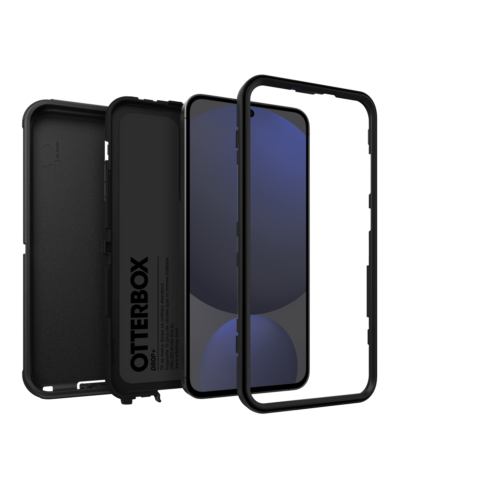 Otterbox Defender Case Samsung S24 FE 5G 6.7 inch (NO HOLSTER) - Black