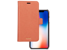 Load image into Gallery viewer, Dbramante1928 New York Leather Folio Case iPhone XS Max -Rusty Rose