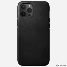 Load image into Gallery viewer, Nomad Rugged Case w/ Horween Leather For iPhone 12 Pro Max - BLACK - Mac Addict