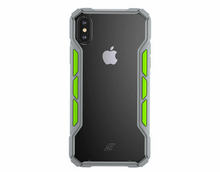 Load image into Gallery viewer, Element Rally Rugged Case for iPhone XsMax - Grey/Lime Clear