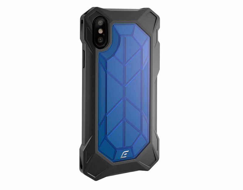 Element Case Rev Tough case for iPhone X / Xs - Blue Black - BONUS Screen Protector