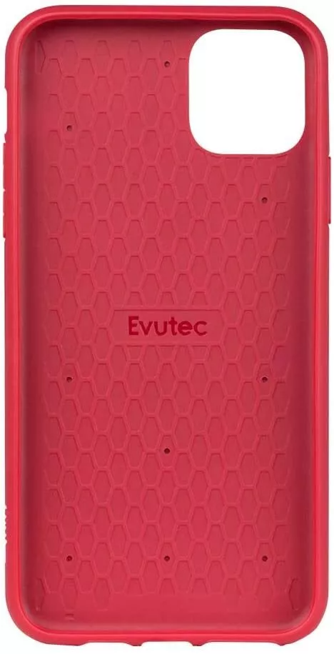 Evutec Aergo Case with Car Vent Mount for iPhone 11 Pro - Ballistic Nylon Red (BONUS Screen Protector!!)