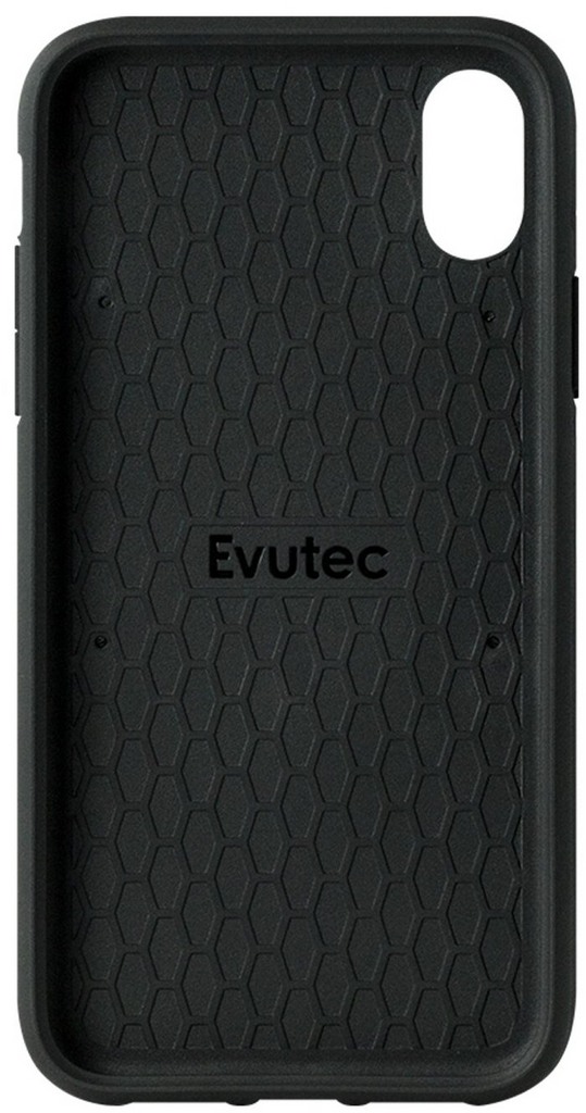 Evutec Aergo Case with Car Vent Mount for iPhone Xs Max - Ballistic Nylon Black