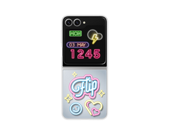 Samsung Original Flipsuit Case for Samsung Galaxy Z Flip 6 / Flip 7 FE - Clear