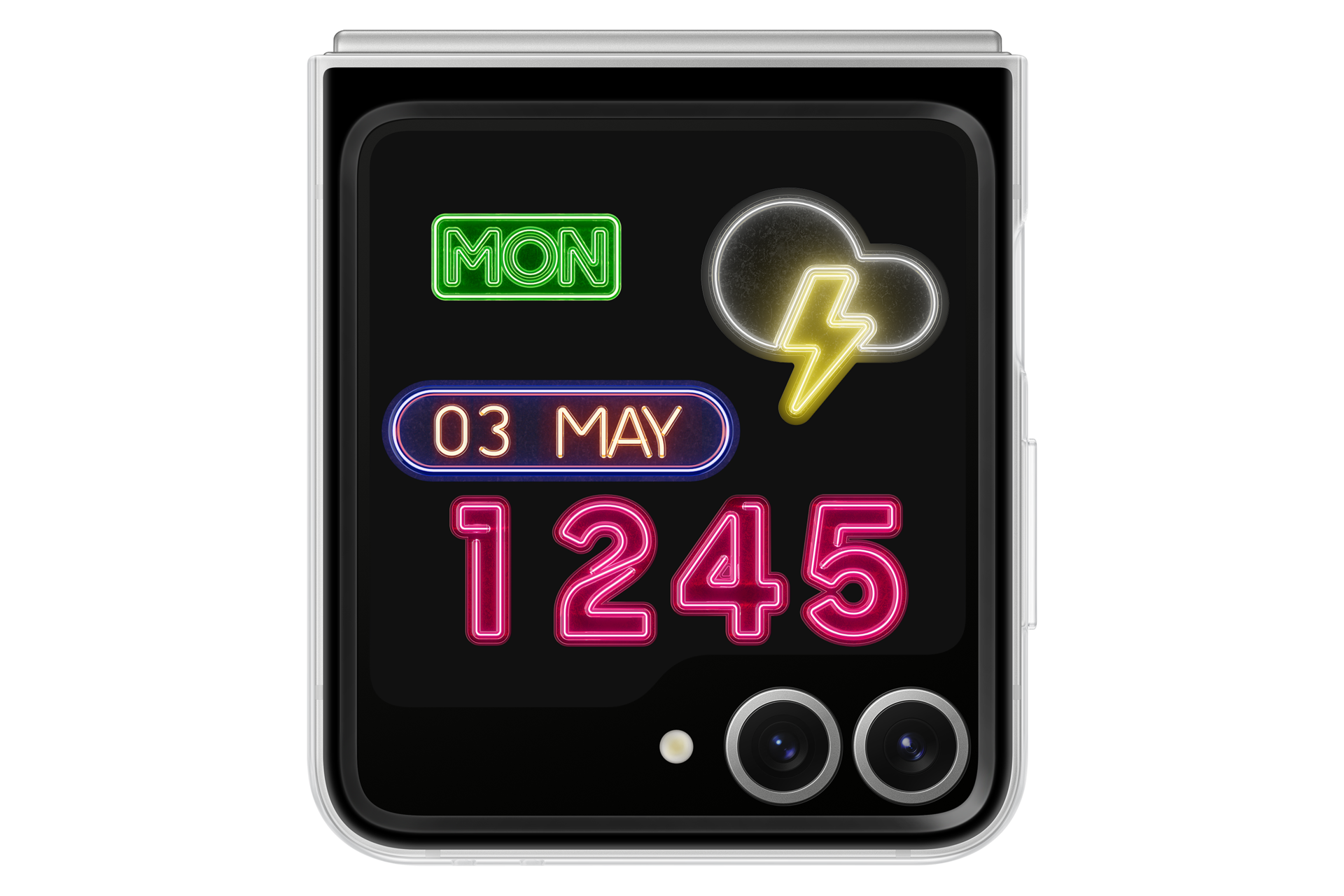 Samsung Original Flipsuit Case for Samsung Galaxy Z Flip 6 / Flip 7 FE - Clear