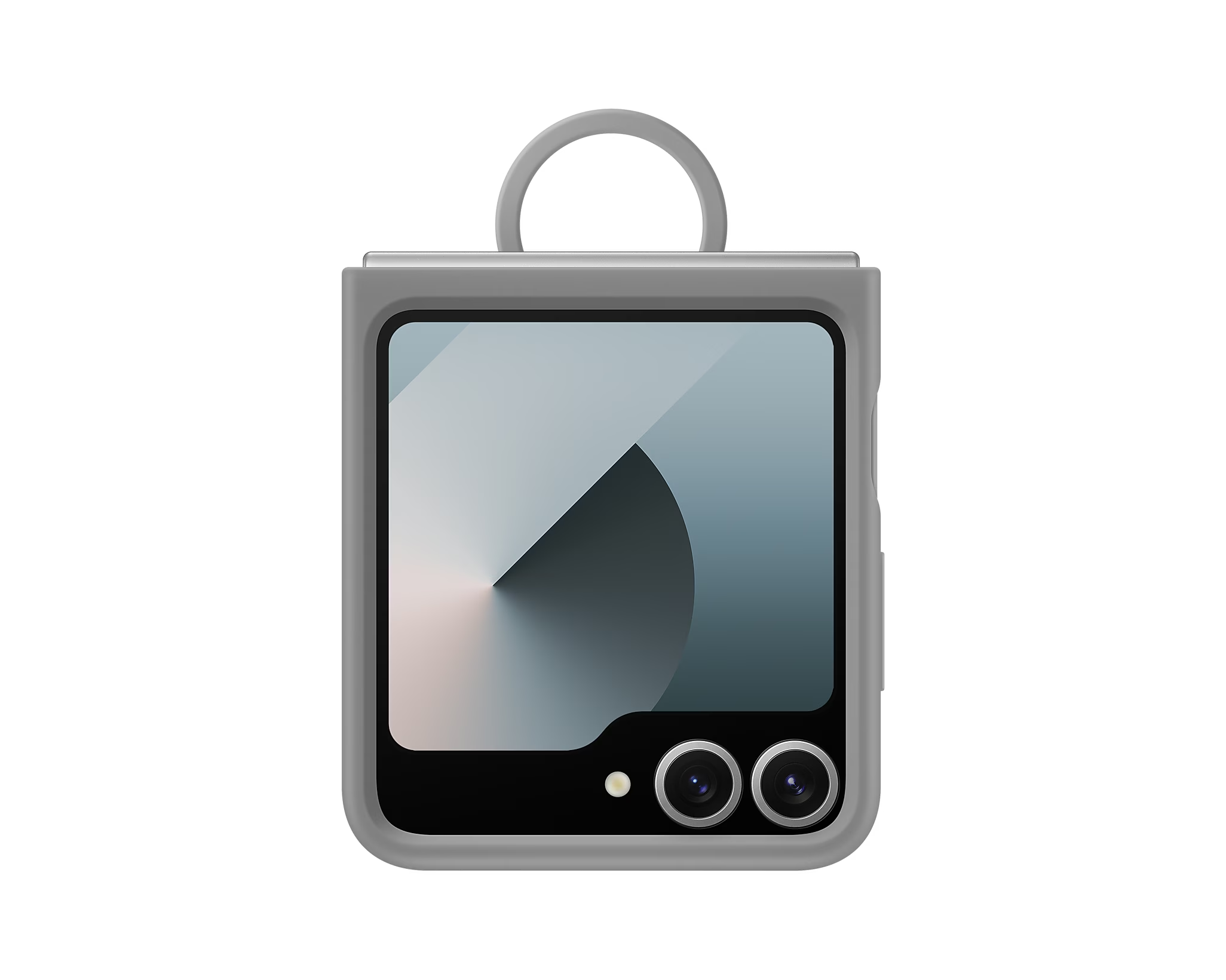 Samsung Silicone Case for Samsung Galaxy Z Flip 6 / Flip 7 FE with Ring - Grey