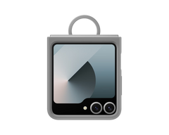 Samsung Silicone Case for Samsung Galaxy Z Flip 6 / Flip 7 FE with Ring - Grey