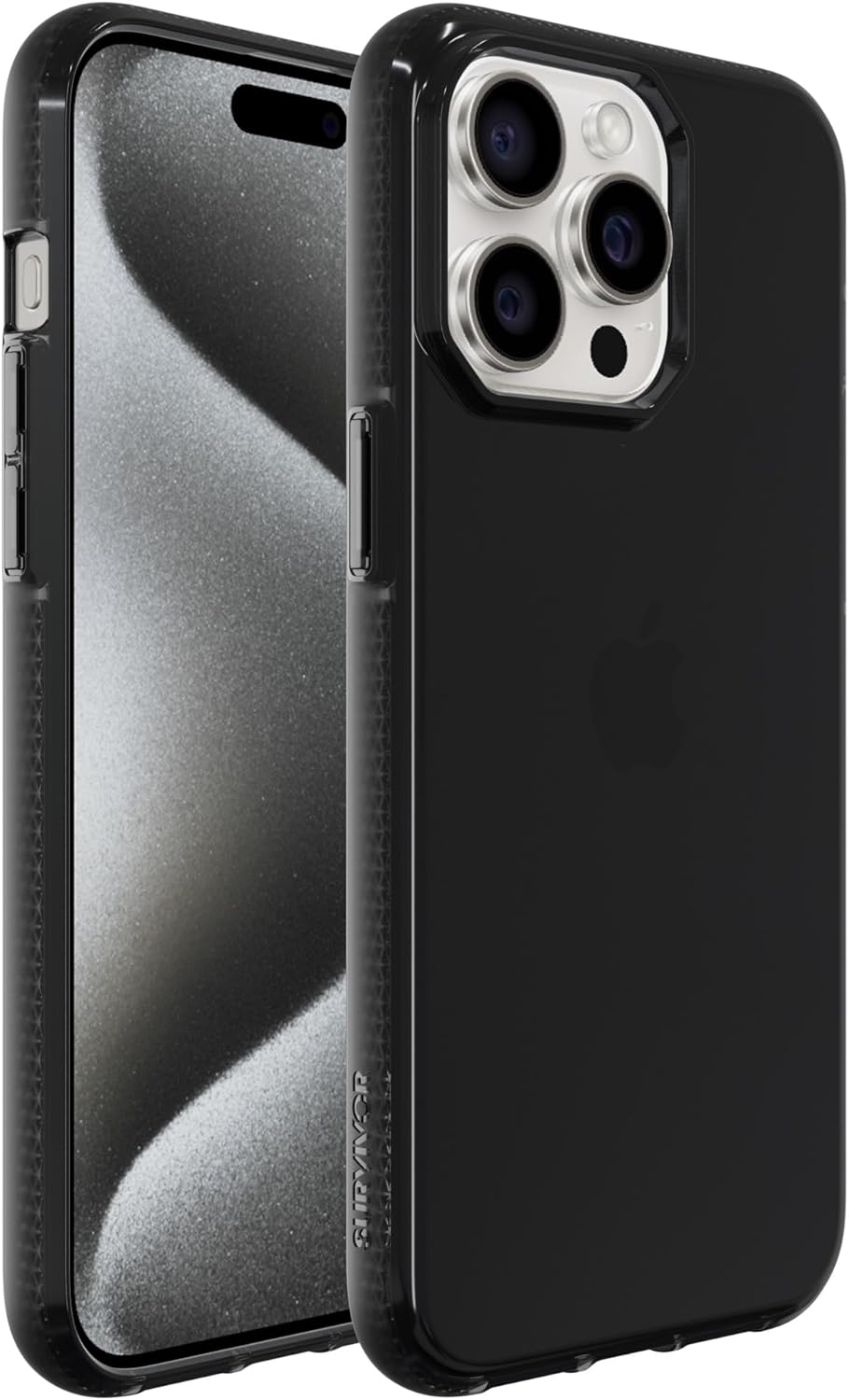 Griffin Survivor Clear Black for iPhone 15 Pro - Smoke with FREE SCREEN PROTECTOR!!