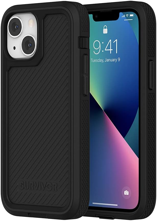 Griffin Survivor Earth Case for iPhone 13 Mini - Black